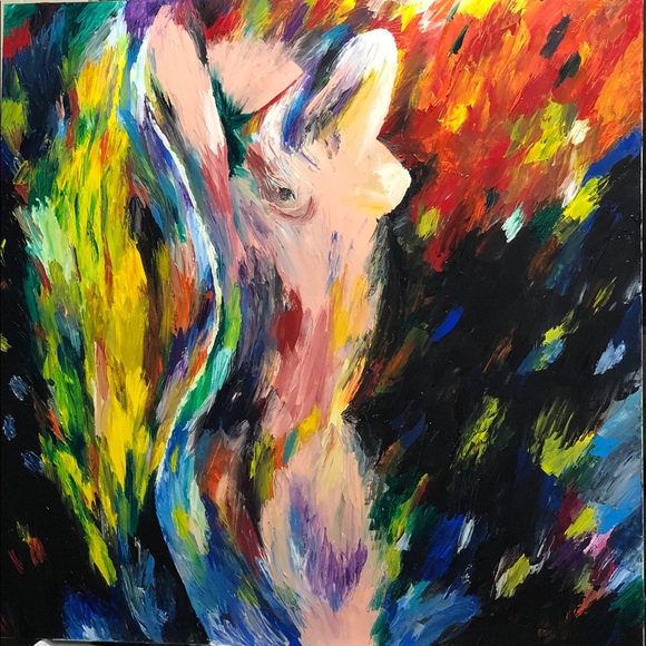 Acrylic painting